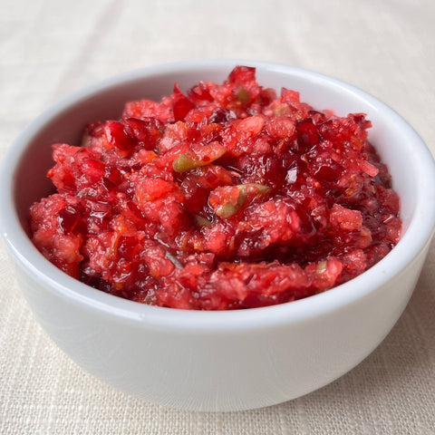 Fresh Apple-Cranberry Relish - 8oz.